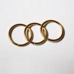 3 Above The Knuckle Gold Plated Rings Set Of 3..