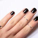 Z Combo Knuckle Rings - Classic Silver Combo