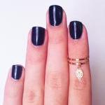 2 Above The Knuckle Rings - Gold Plated Thin Rings..