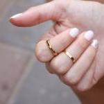 Z Combo Knuckle Rings - Gold Combo