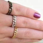 3 Color Curb Chain Rings